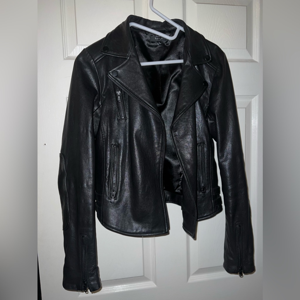 Leather Black Hardware Jacket